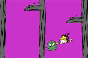 小黄帽跳悬崖小游戏