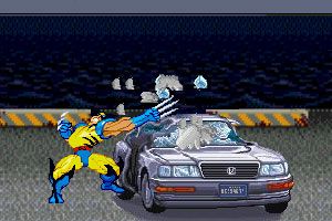 金钢狼破坏汽车小游戏