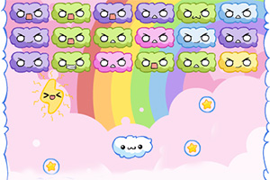 云朵破坏战小游戏