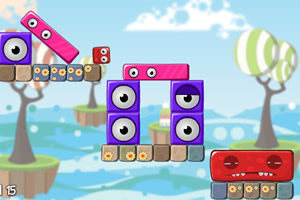 怪物岛上的红方块2选关版小游戏