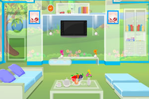 玻璃房逃脱小游戏