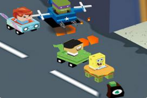 3D卡通赛车小游戏