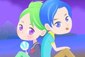 背对背拥抱小游戏