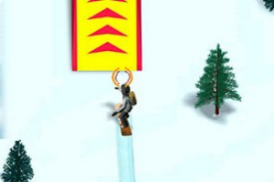 雪山滑雪障碍赛小游戏