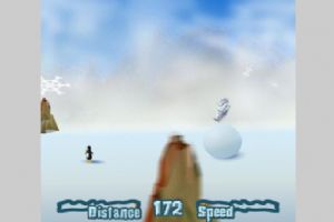 企鹅雪球小游戏