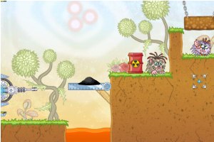 激光炮轰小怪小游戏