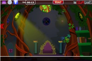 劫匪逃出山洞小游戏