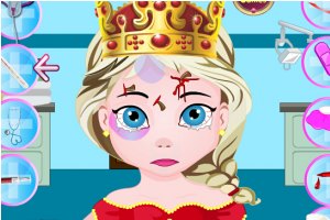 公主的头部受伤了小游戏