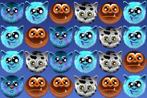 可爱头像毛球小游戏