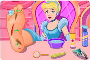 灰姑娘受伤了小游戏