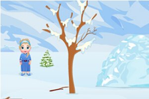 艾莎宝贝逃生小游戏