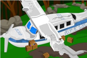 失事飞机逃生小游戏