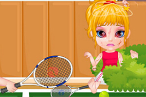 芭比宝贝运动受伤小游戏