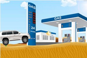 开车到加油站小游戏