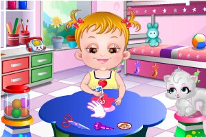 可爱宝贝手工课小游戏