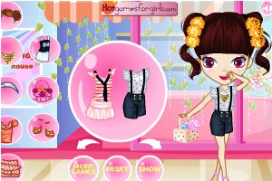 可爱糖果店女孩小游戏