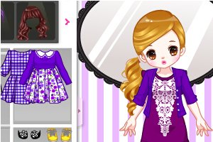 紫衣女孩小游戏