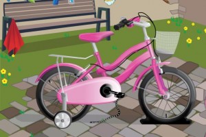 自行车的清理和维修小游戏