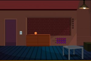 昏暗简陋房子逃脱小游戏