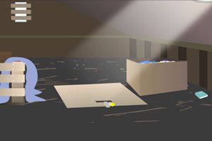 逃出禁闭的顶楼小游戏