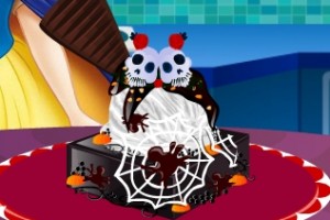 万圣节冰淇淋蛋糕小游戏