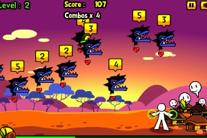 小白人抢食物小游戏