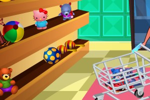 超市疯狂购物小游戏