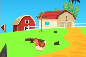 小熊逃出森林村庄小游戏