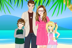 幸福家庭去郊游小游戏