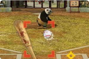 功夫熊猫打棒球小游戏