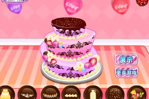 安娜公主生日蛋糕小游戏