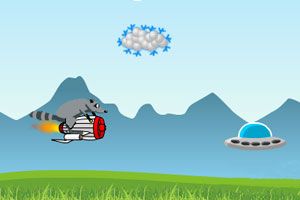 疯狂浣熊小游戏