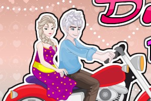 艾莎的摩托车事故小游戏