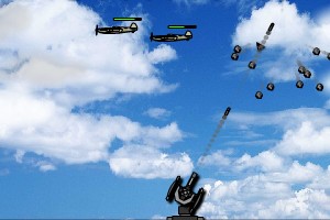 高射炮打飞机小游戏