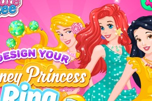设计迪士尼公主的戒指小游戏