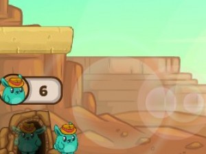 小矮怪挖金矿小游戏