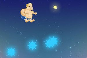 滑稽空中飞人小游戏