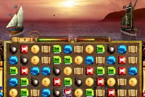 军舰大战海盗小游戏