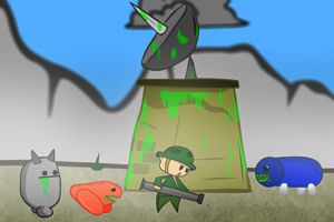 反恐士兵大战怪物小游戏