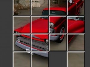 雪佛兰汽车拼图小游戏