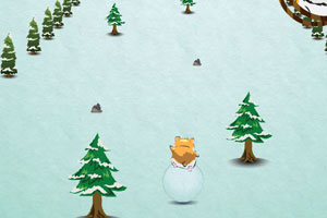 仓鼠滚雪球小游戏