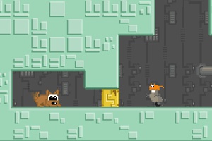 机器人寻找狗狗小游戏