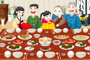 布置韩式家庭聚会小游戏