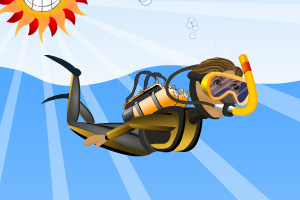 水下探险小游戏