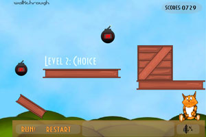 轰炸猫咪小游戏