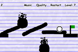 画笔小球小游戏