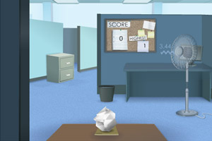 办公室扔纸球小游戏