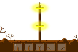 树枝穿金环小游戏