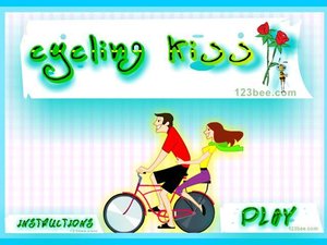 情侣单车甜吻小游戏