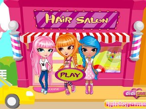 清纯少女换发型小游戏